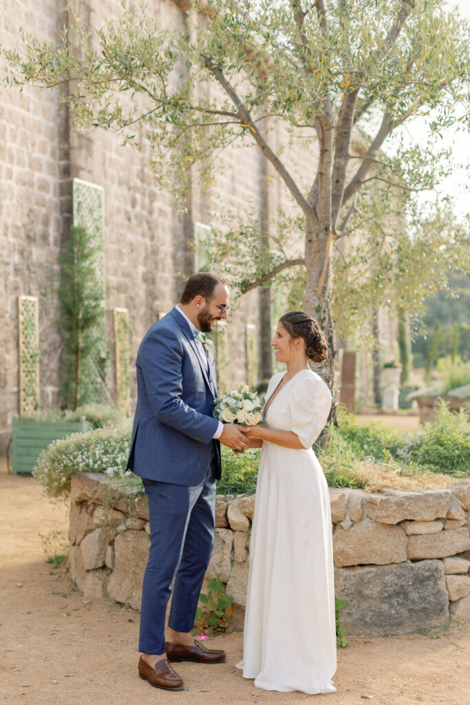 photo de couple aux jardins de coti