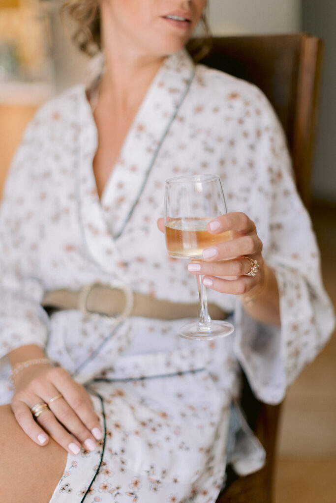 préparatifs de la mariée